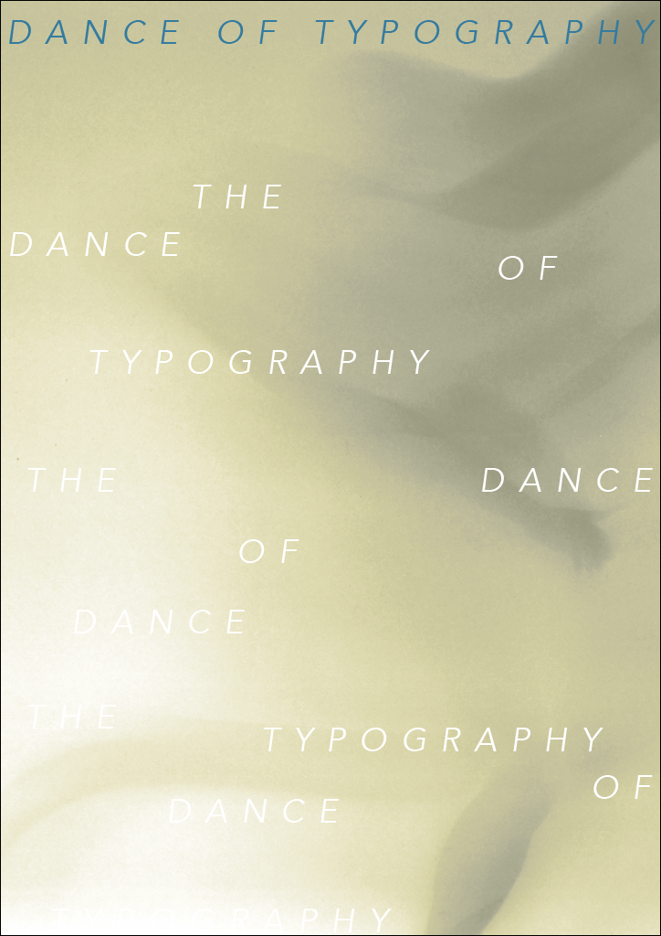Plakat Dance of Typography