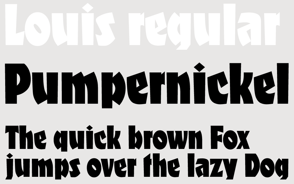 Louis Font Beispiel